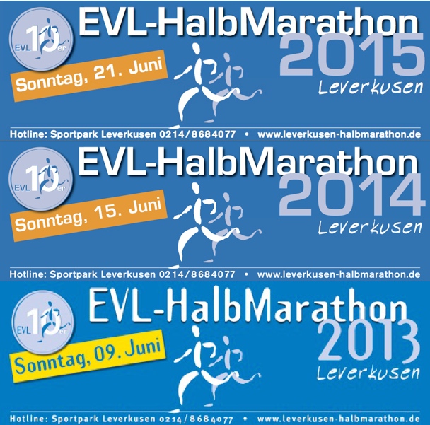 Logos EVL-Halbmarathon